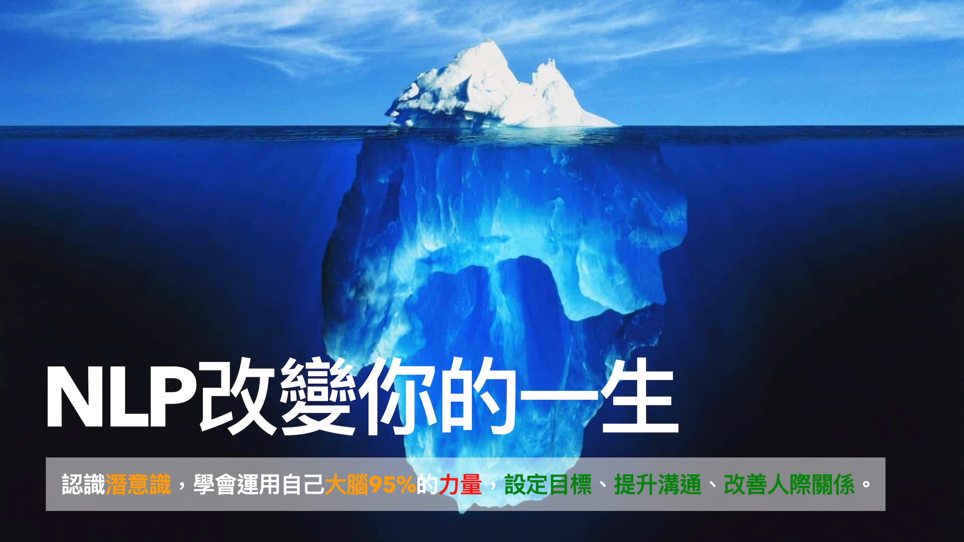 NLP改變你的一生工作坊 吳璨因 叡得教育訓練